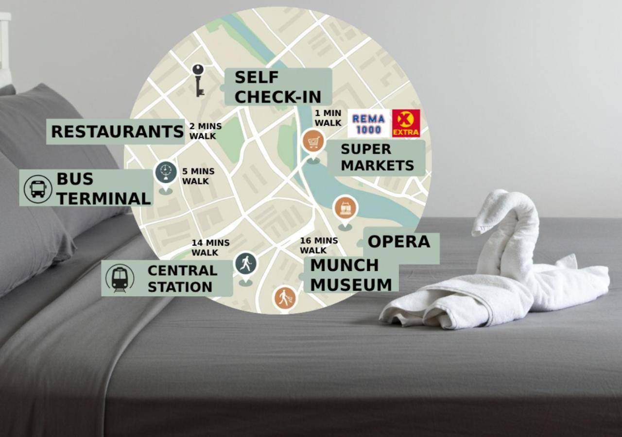 Central And Cozy Next To Oslo S 外观 照片